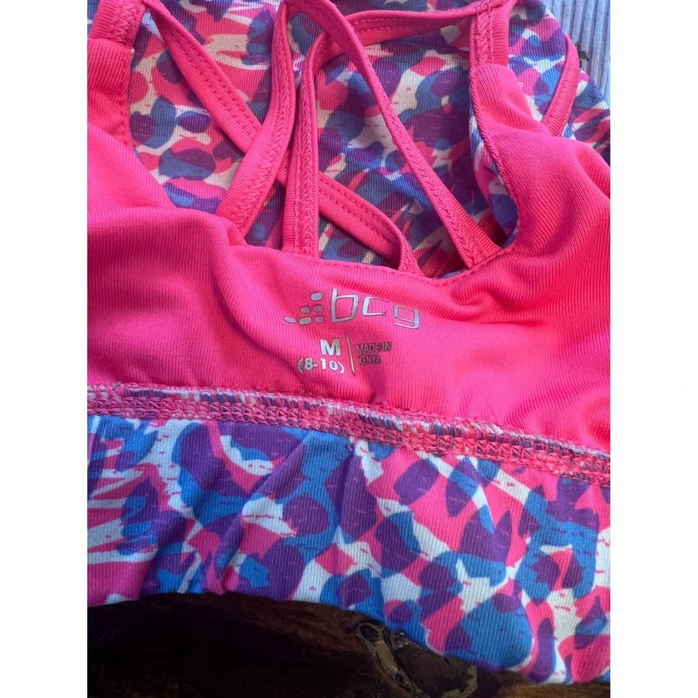 Old Navy BCG 5pc Clothing Lot Kids 8-10 M Blue Pink Summer Shorts Tanks EUC